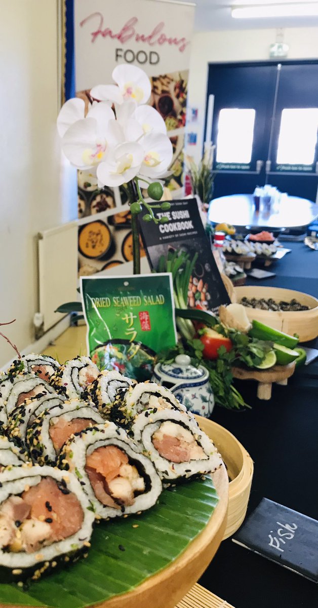 timo7477's tweet photo. Sushi Friday @StBernardsPrep with @s_stbernard @ckdadchef  @melrahaman @MaryMar89923871 @HolroydHowe https://t.co/MM94eQobir