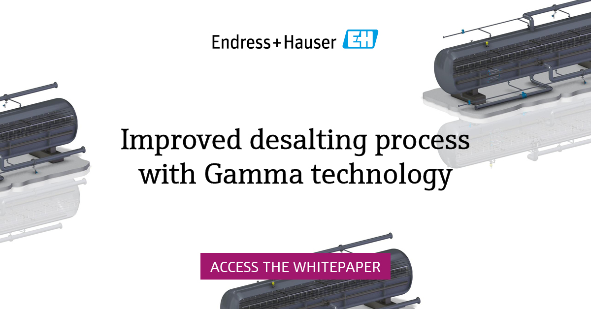 Endress_UK's tweet photo. Did you know that using a gamma Density Profiling System in desalters can deliver a more effective desalting process and also reduce costs? Read more in our Whitepaper.
#technology #desalter #engineering #endresshauser https://t.co/eCO0Z7YoZb https://t.co/nuLReixtTd