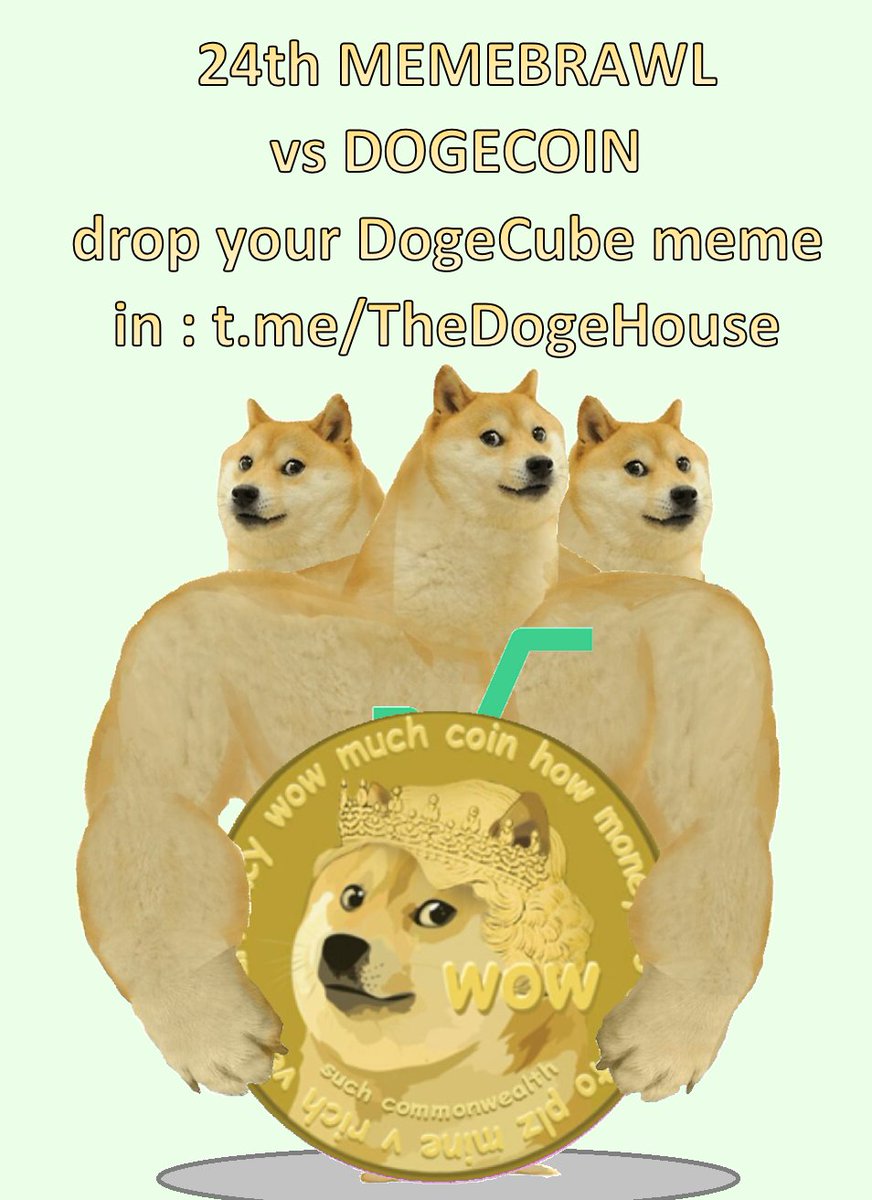 Thanks to #RADIX gamechanger, #DogeCube dominates this INU memegame EASYPEASY 💪

You like #Memes and #cryptocurrency ?🎨🖼️

Join our 24th/25 #memebrawl weekend VS @DOGECOIN at t.me/DogeCube, FREE #AIRDROP for all #MEMELORDS participants💸💰🚀

#INU #DogeCube #DOGECOINS