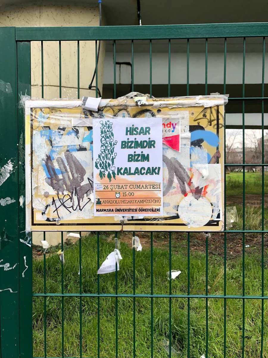 HisarMarmaranin's tweet photo. Marmara üniversitesi öğrencileri olarak Göztepe durağından ve Kadıköy sokaklarından basın açıklaması çağrısının sesini yükselttik!
#HisarBizimdir https://t.co/CQvLN38YAO
