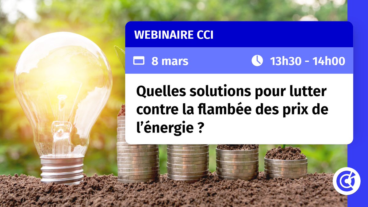 Vous voulez réduire votre budget #energie face à la flambée des prix ? 💡💰🚨
🎯 Trouvez des solutions adaptées à votre entreprise
📊 Ajustez vos habitudes d’achat d’énergie
📅 Inscrivez-vous à un webinaire gratuit le 8/03 bit.ly/3sltAVi
#electricite #performancedurable
