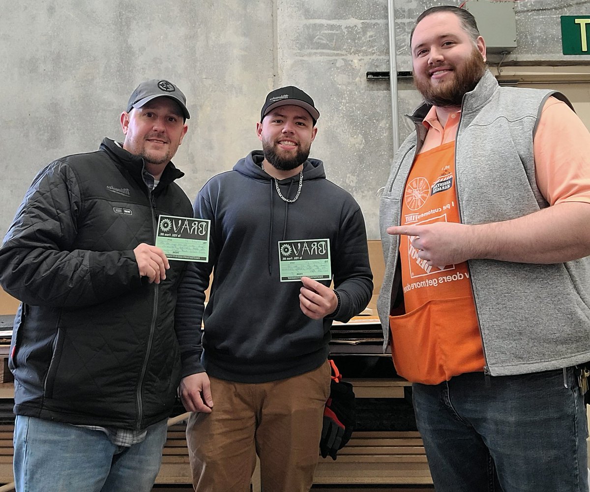 Thank You Thursday at the Uniontown Home Depot. 
Matt, Timmy, Josh, Tom, Dave, Jacob and Ken 
Thank you for all your hard work! You are greatly appreciated 
<a href="/4172james/">4172 James</a> <a href="/Millaya/">Jeremy Millay</a> <a href="/VanessaTHD170/">Vanessa Richmond</a> 
#SCS