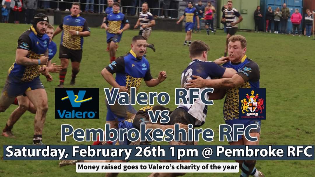 ⭐️ TOMORROW ⭐️ VALERO XV v PEMBROKESHIRE XV @ CRICKMARREN KO 1PM followed by 🏴󠁧󠁢󠁥󠁮󠁧󠁿 ENGLAND v WALES 🏴󠁧󠁢󠁷󠁬󠁳󠁿 6 Nations on TV KO 16:45* 🍺 🍔 Outside bar and BBQ 🍔 🍺 *tv also available outside in the marquee 🚗 Park + Ride available from Golden Grove School