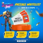 Image for the Tweet beginning: MetaGameSpace Whitelist Contest goes live