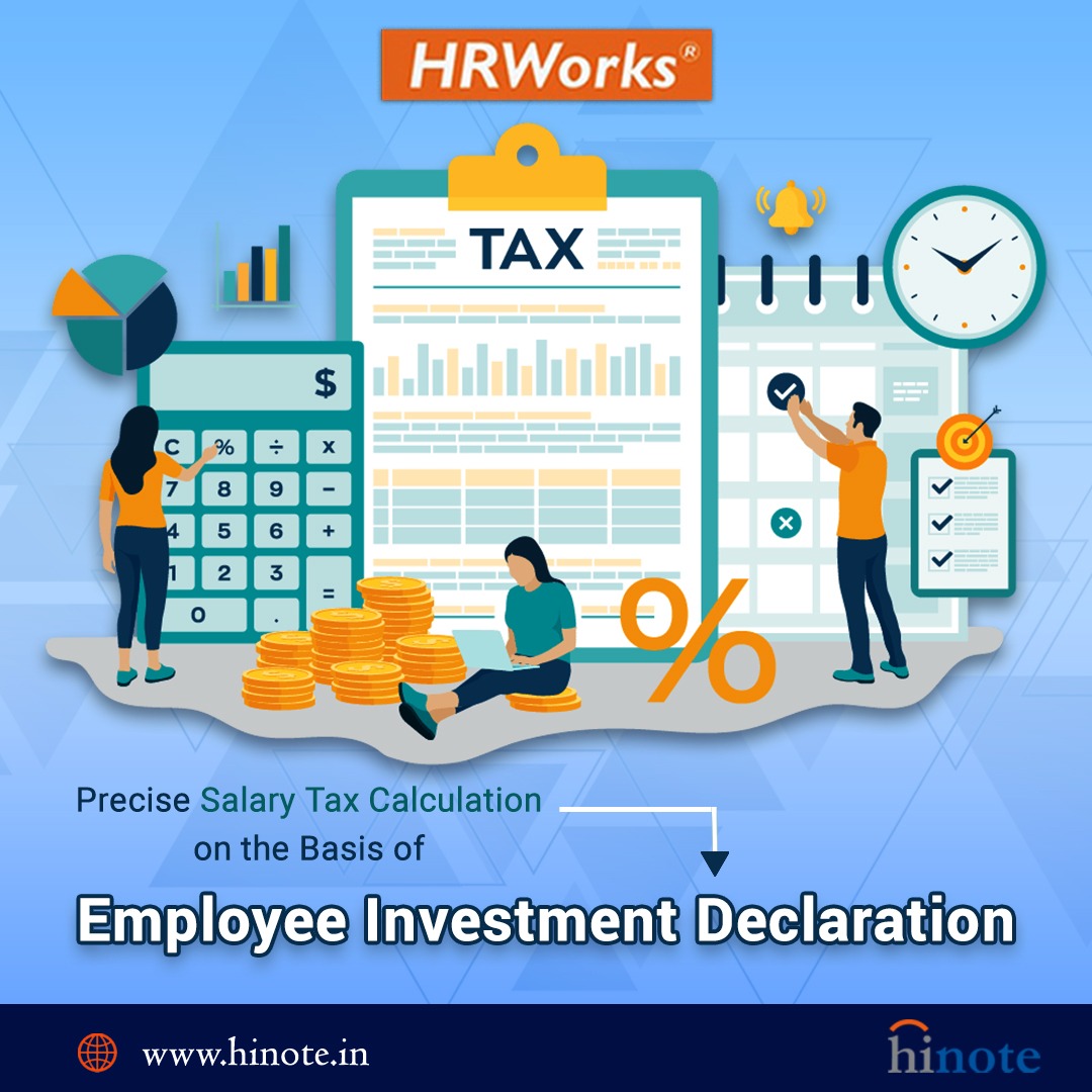 Hinotesystems's tweet image. HRWorks enables precise tax calculations on the basis of employee declaration submission. 

Visit our website to learn more about HRWorks - hinote.in

#payroll #completepayrollsolutions #paycheckcalculator #taxescalculator #payrollcompany