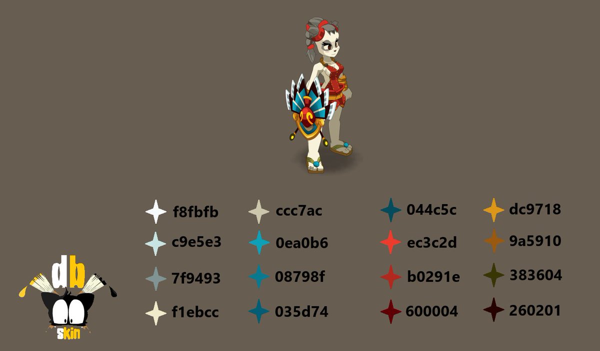 DofusBookSkin's tweet image. Des potits codes couleurs !