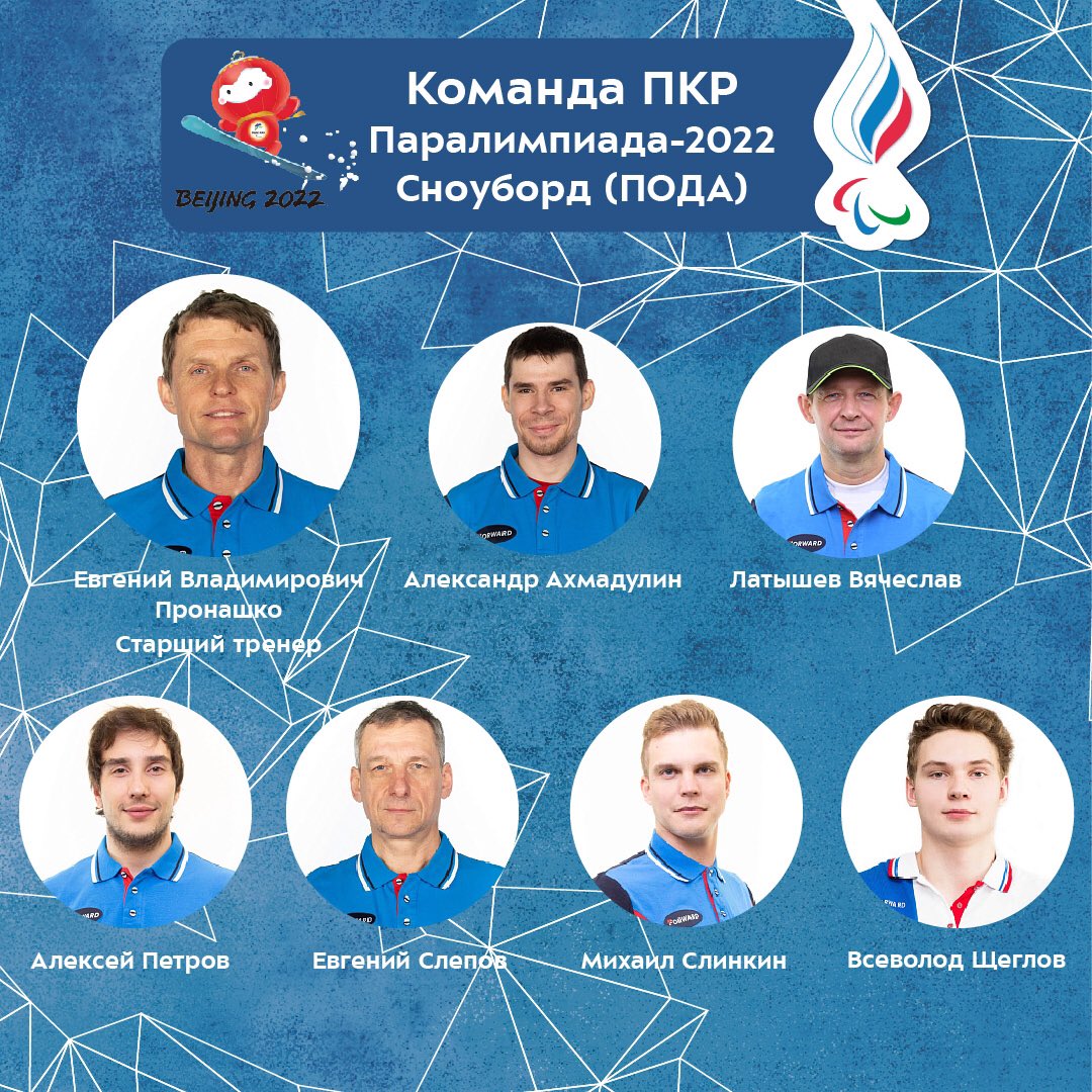 ⚡Состав команды ПКР по сноуборду спорта лиц с ПОДА на XIII Паралимпийские игры в Пекине

#Beijing2022 #КомандаПКР #КомандаForward #параспорт #Паралимпийскиеигры
#ДневникПаралимпиады