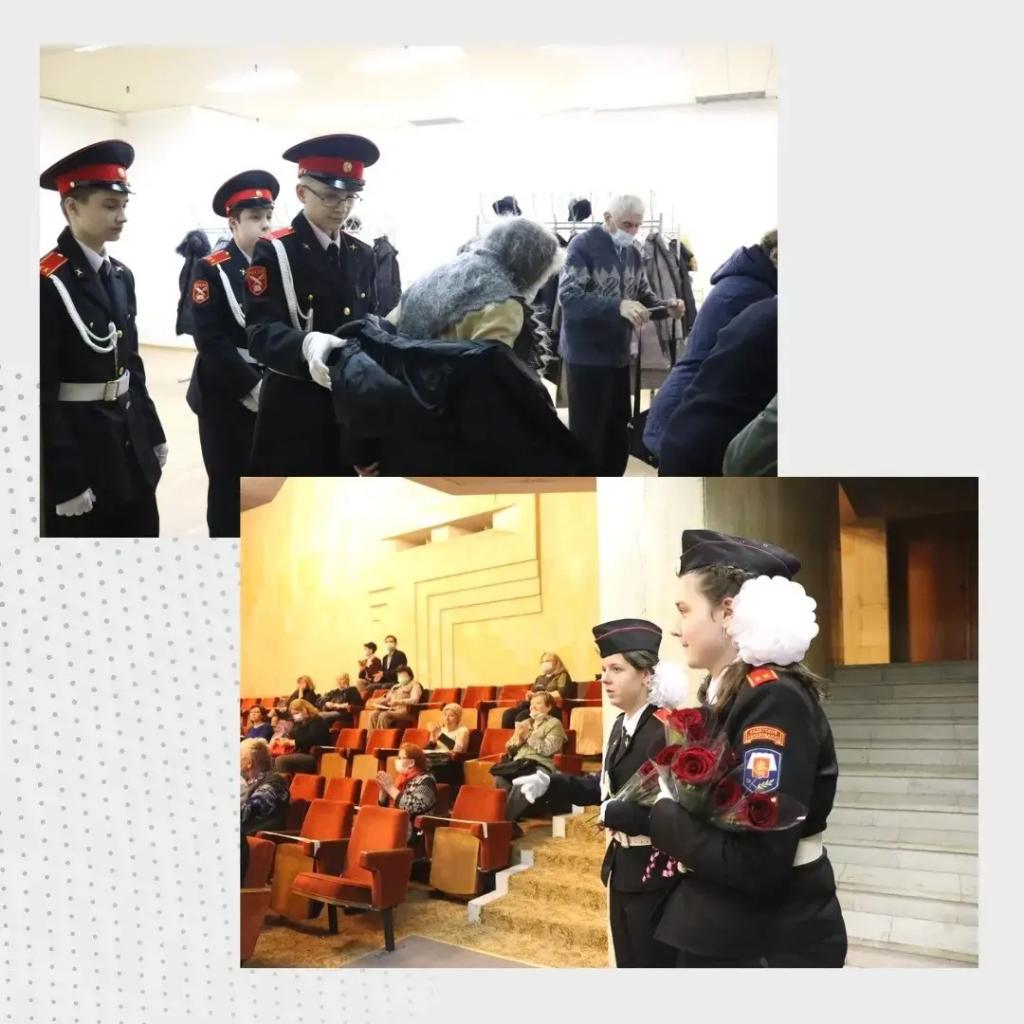 sch771582's tweet photo. 18 февраля прошло праздничное мероприятие, посвященное 30-летию со дня образования Совета ветеранов войны района Чертаново Центральное 

Наши кадеты встречали ветеранов, вручали им цветы и памятные значки.

#школа1582 #ЮАО #кадеты #кадетскийкласс1582 https://t.co/GZ0lyplFTv