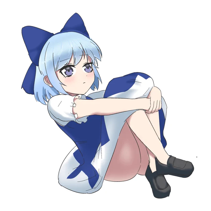 暇してるチルノ 