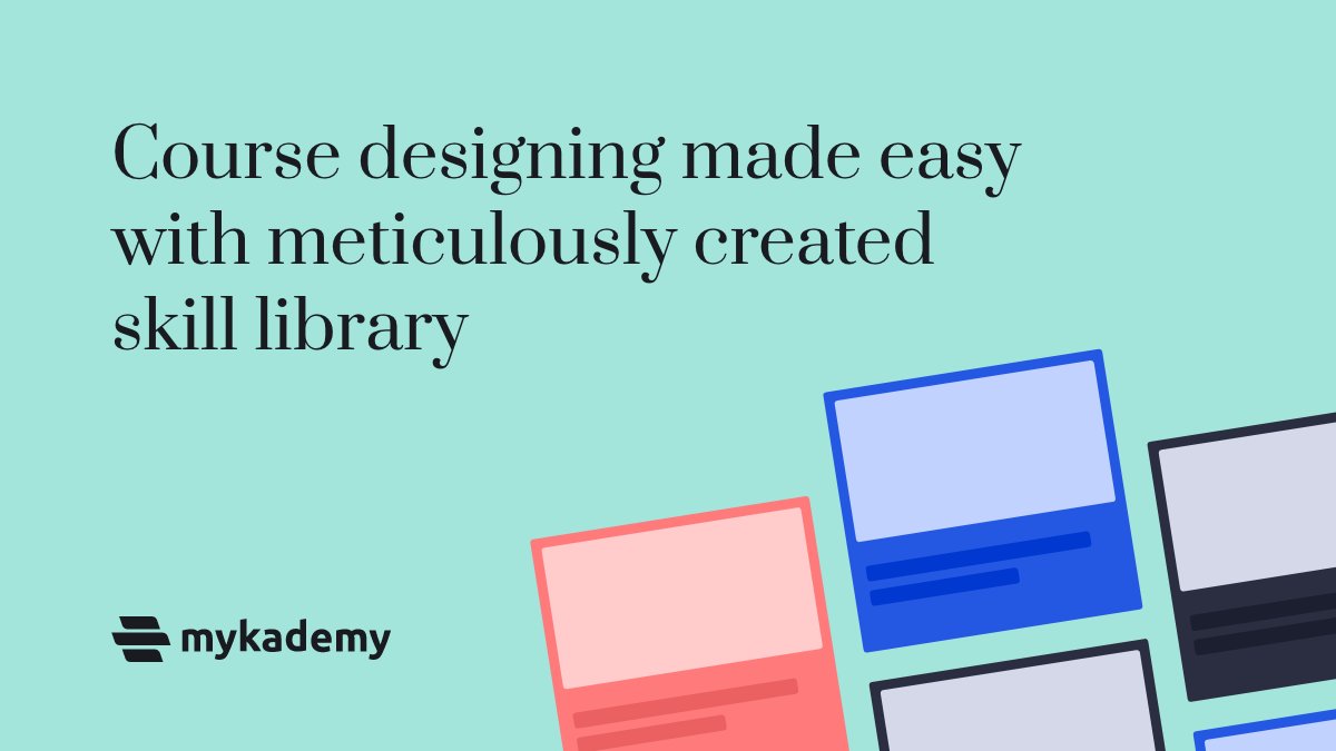MyKademy's tweet photo. #Mykademy's Skill Library with a variety of ready-made courses makes it effortless to kickstart your own online academy.
Register today for a 14 days trial!! https://t.co/qUbRmflvB9
#SkillLibrary #OnlineAcademy #CreateCourse #SellCoursesOnline #LMS #MarketCourses #TNLCHAT https://t.co/KdwmoXAoxw