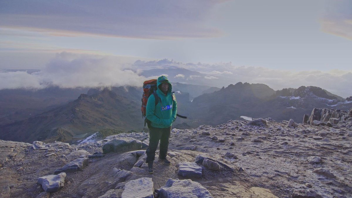 brianmutinda_'s tweet photo. James Kagambi summited Mt. Kenya yesterday as he prepares to take on Mt Everest 🐐 #KingofTheMountains https://t.co/KdENg47JXV