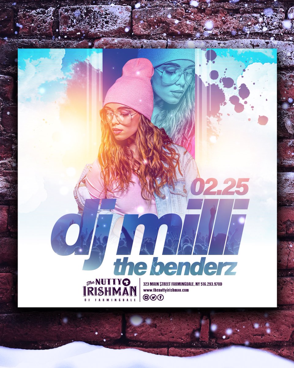 Escape the weather and party with us tonight!