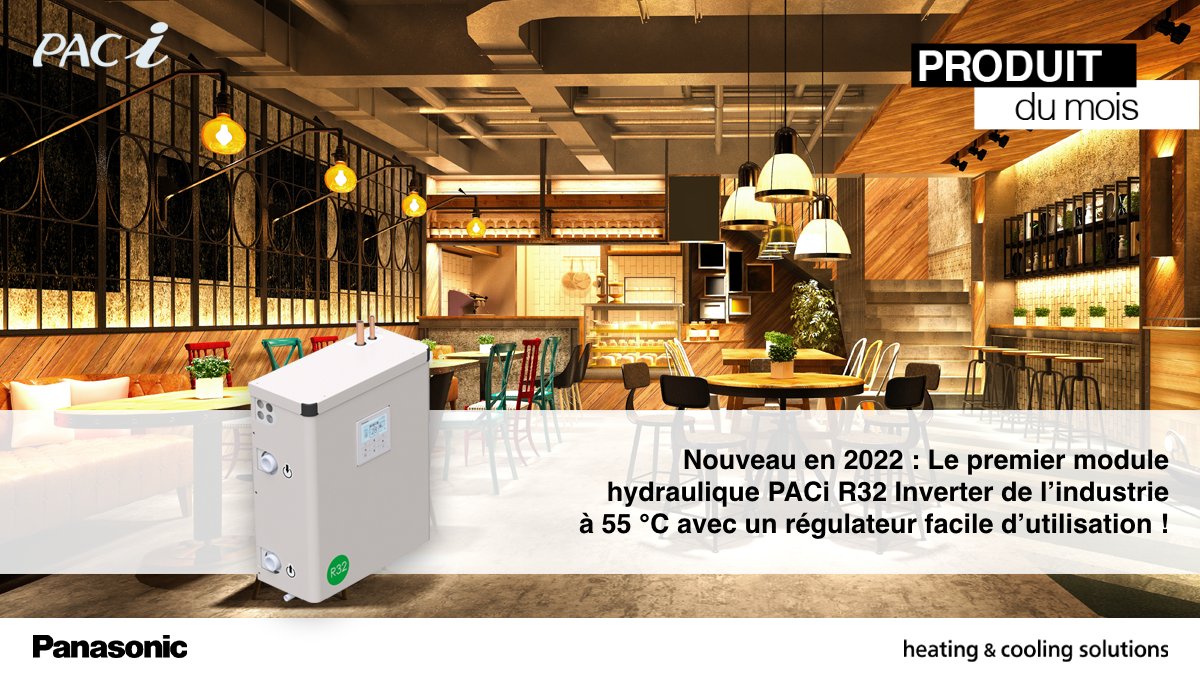 PanasonicHC_Fr's tweet image. Le nouveau #modulehydraulique PACi R32 Inverter impressionne grâce à ses capacités jusqu’à 20-25 kW, son rendement fiable à -20 °C au cours du mode #chauffage et une température de sortie jusqu’à 55 °C ! De plus, il évite l&apos;utilisation de glycol: bit.ly/panasonic-rang…