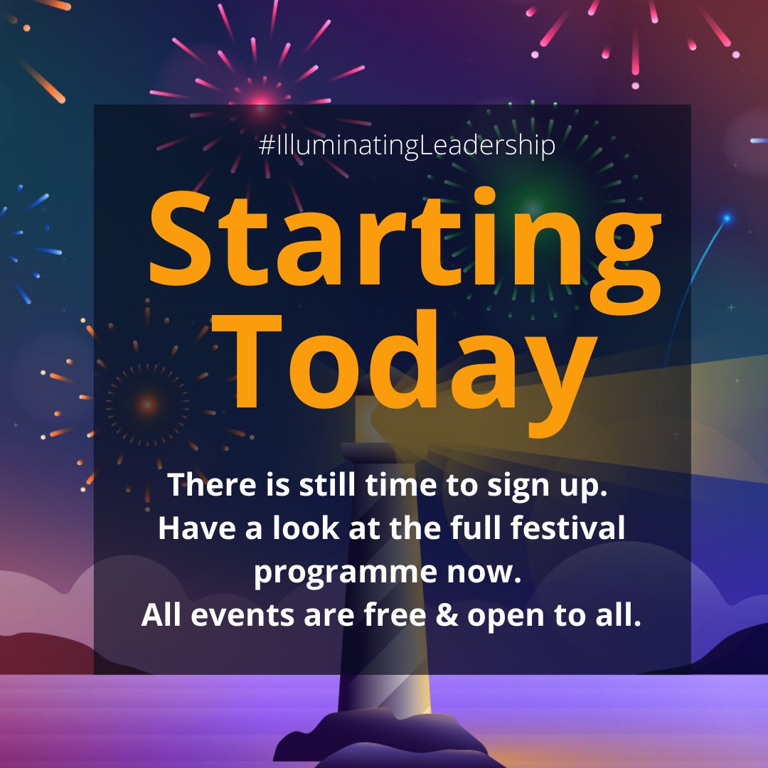 CollectiveScot's tweet photo. 📢 #IlluminatingLeadership STARTS TODAY!

From today until Thursday this week, there is over 40 self-hosted events taking place. 

There is still time to sign up to events!

Have a look at the programme now and sign up:
https://t.co/Sf5iu7EXiI https://t.co/QQvHKLx1Ud
