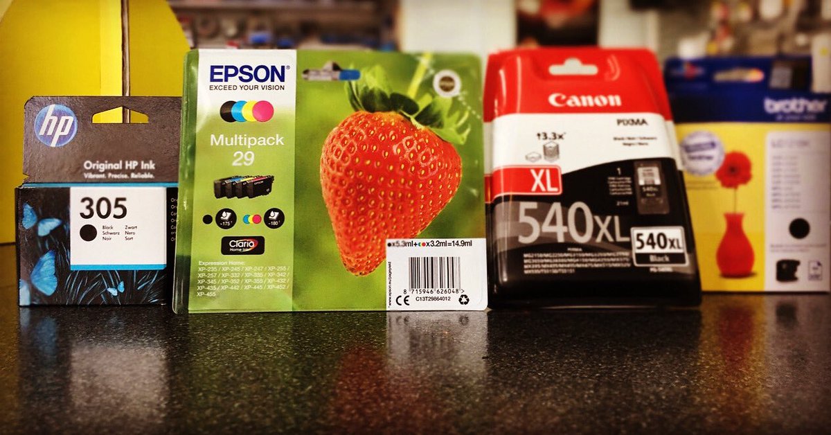 ComputersCrow's tweet image. All major brands of ink cartridge available in store. Pop in, message or call us today to find out more