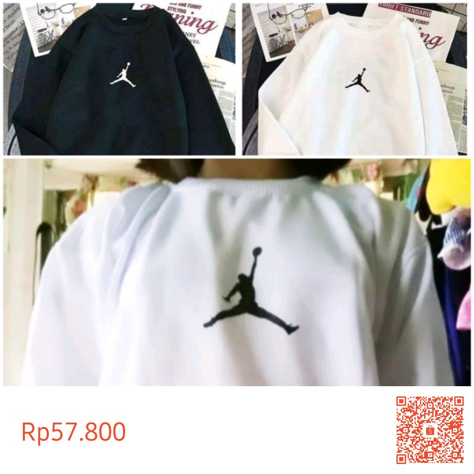 afifwaliyuddin's tweet photo. Saya menjual Sweater oversize - Jordan Basic - Jaket wanita pria seharga Rp57.800. Dapatkan produk ini hanya di Shopee! https://t.co/6FWls7miCg #ShopeeID https://t.co/WYe44NOhc6