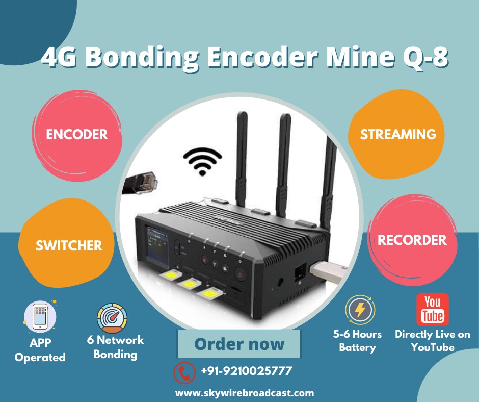 skywireindia's tweet image. 4G Bonding Video Encoder

Visit skywirebroadcast.com to know more.

#mineq8 #4gbondingencoder #videoencoder #livestreamingdevice #skywirebroadcast