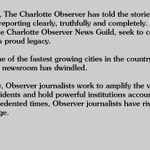 Photo by Charlotte Observer News Guild (@observerguild)