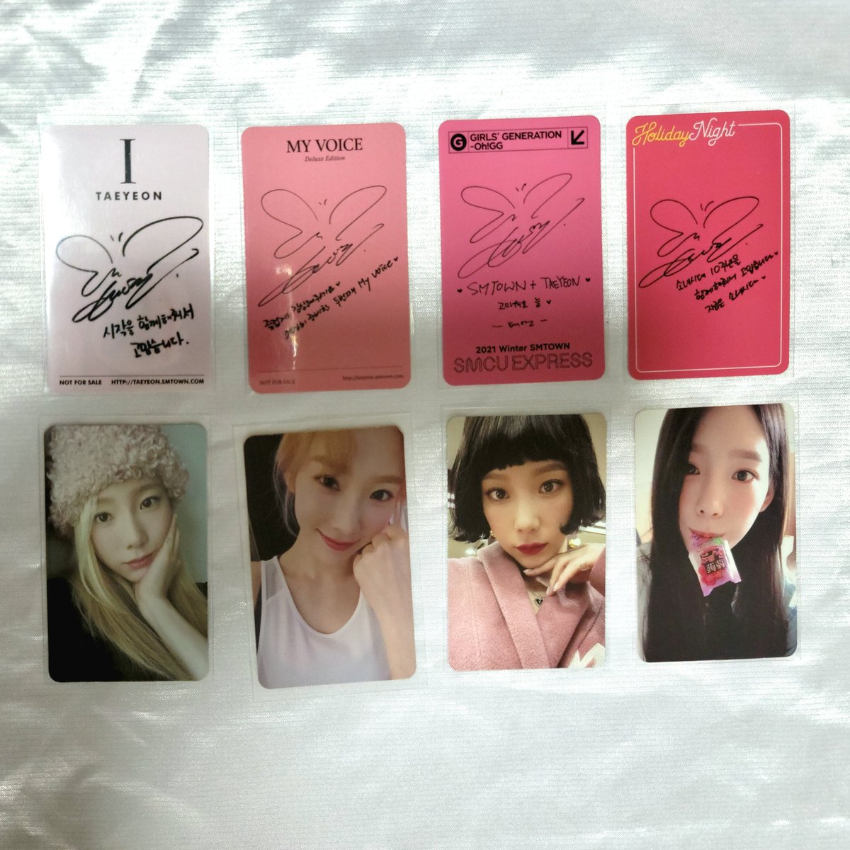 🌈무지개 태연 포카🌈
그리고 핑크 태연 포카💖🏹