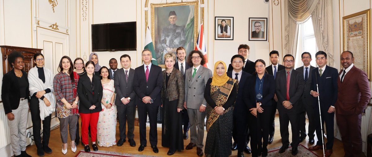 Visiting DSP cohort is hosted by the High Commissioner of Pakistan, London, 24 February 2022