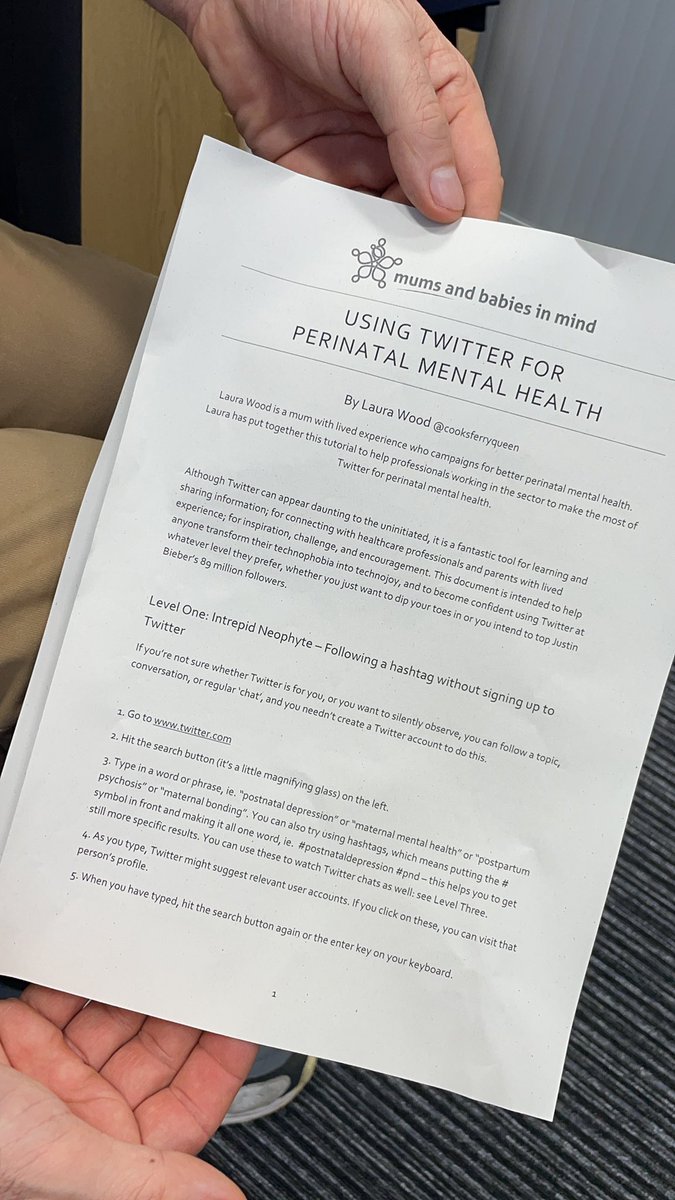 stefmaudsley's tweet photo. Today me and @philhayes1 refreshing our Twitter skills for perinatal mental health using @cooksferryqueen #mabim awareness doc.... expect some exciting tweet action to follow #perinatal @WeAreLSCFT https://t.co/S10l95xGh5