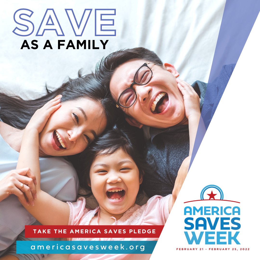 AmericaSaves's tweet photo. It's our final day of #AmericaSavesWeek and today our theme is "Save as a Family!" What tips do you have for our Savers to #SaveAsAFamily? #ASW2022 https://t.co/r2V9jRMO72