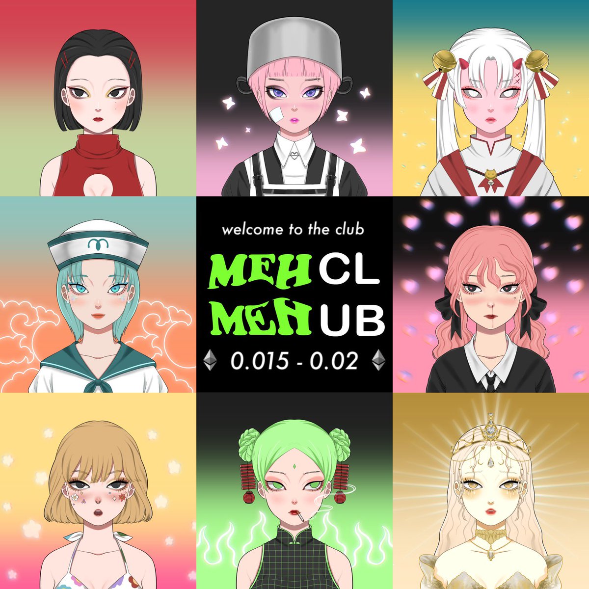 payeeyie's tweet photo. 🌸🌼MEHMEH CLUB 🎾🥨

Drop now on @opensea 

Price start at 0.015 - 0.02 ETH 

🎀🖼 Welcome to the club ⛩🔮

⬇️⬇️ Join MEHMEH CLUB ⬇️⬇️

https://t.co/tpciYbsq1B

#NFTartist #NFTs #NFTCollection #NFTProject #NFTdrop #NFTTHAILAND #nftopensea #nftgirls #WomaninNFTs https://t.co/xhMy1DJN0m
