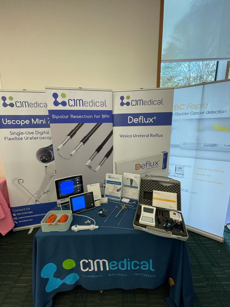 cjmedicaluk's tweet photo. We are at @BAUSurology East of England exhibition

Learn about the new Uscope Mini 75 (Single-Use Flexible Ureteroscope) with our Product Specialists @EastEnglandCJM @CJMLiberty 

Our full Endourology range can be viewed at https://t.co/jYCmp8X55h https://t.co/fJKd1Emqjh