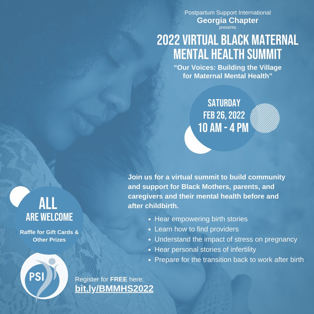postpartumGA's tweet photo. This Summit would not be possible without our very own BMMHS Co-Lead, Keisha Reaves! Keisha brings more than 16 years of mental health experience to the Summit. As a Georgia native, she has witnessed mental stigma, and has made it her mission to normalize therapy. https://t.co/VAjAQyIToV