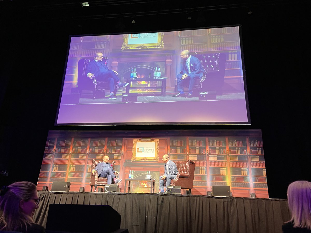 ⁦<a href="/toukersuleyman/">Touker Suleyman</a>⁩ and ⁦<a href="/TheoPaphitis/">Theo Paphitis</a>⁩ on stage at #sbsevent2022