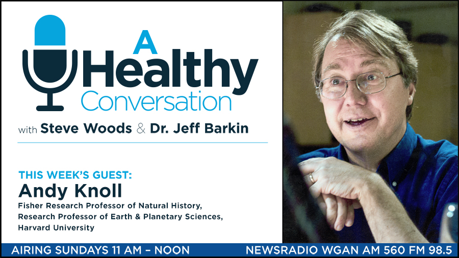 How well do you know the ground beneath your feet? Join us Sunday as we have #AHealthyConversation with #CrafoordPrize recipient and #Harvard Professor of Natural History, Andy Knoll about a brief history of Earth – where we’ve been and where we’re going. Listen Sunday at 11.