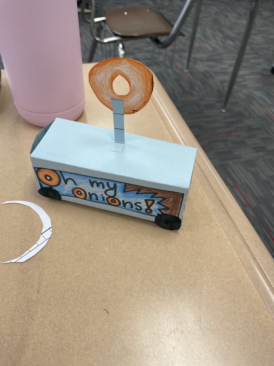 OQNennDavid's tweet photo. Sixth graders making their favorite food trucks and studying surface area and volume! They did an amazing job! #OQMS #SD113a https://t.co/xQ0iXJ8GwD