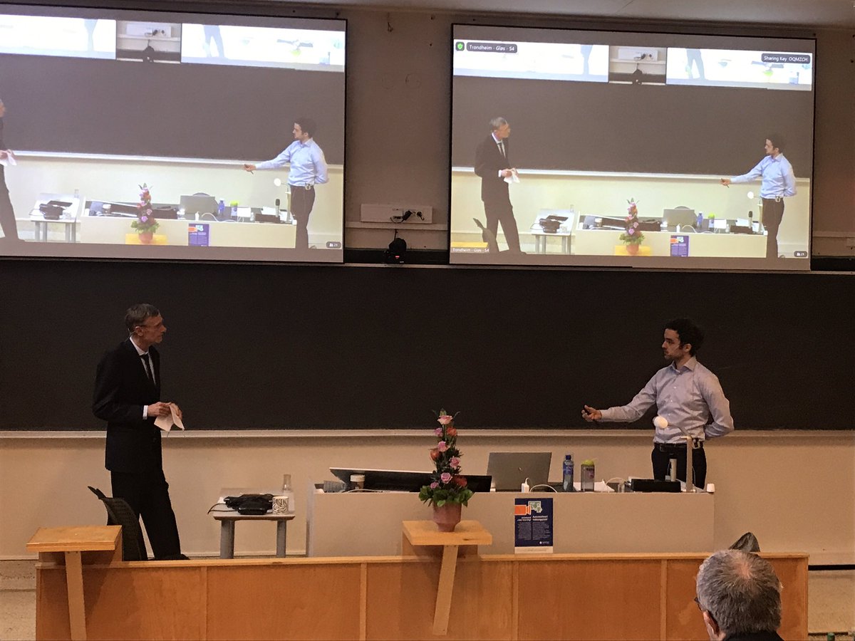 marmotqueen's tweet photo. @vdVeenB doing an amazing job at defending his PhD Thesis on “Statistical advances in multispecies models for community ecology”! @NIBIO_no @CBD_NTNU https://t.co/r7ApLj4yvJ