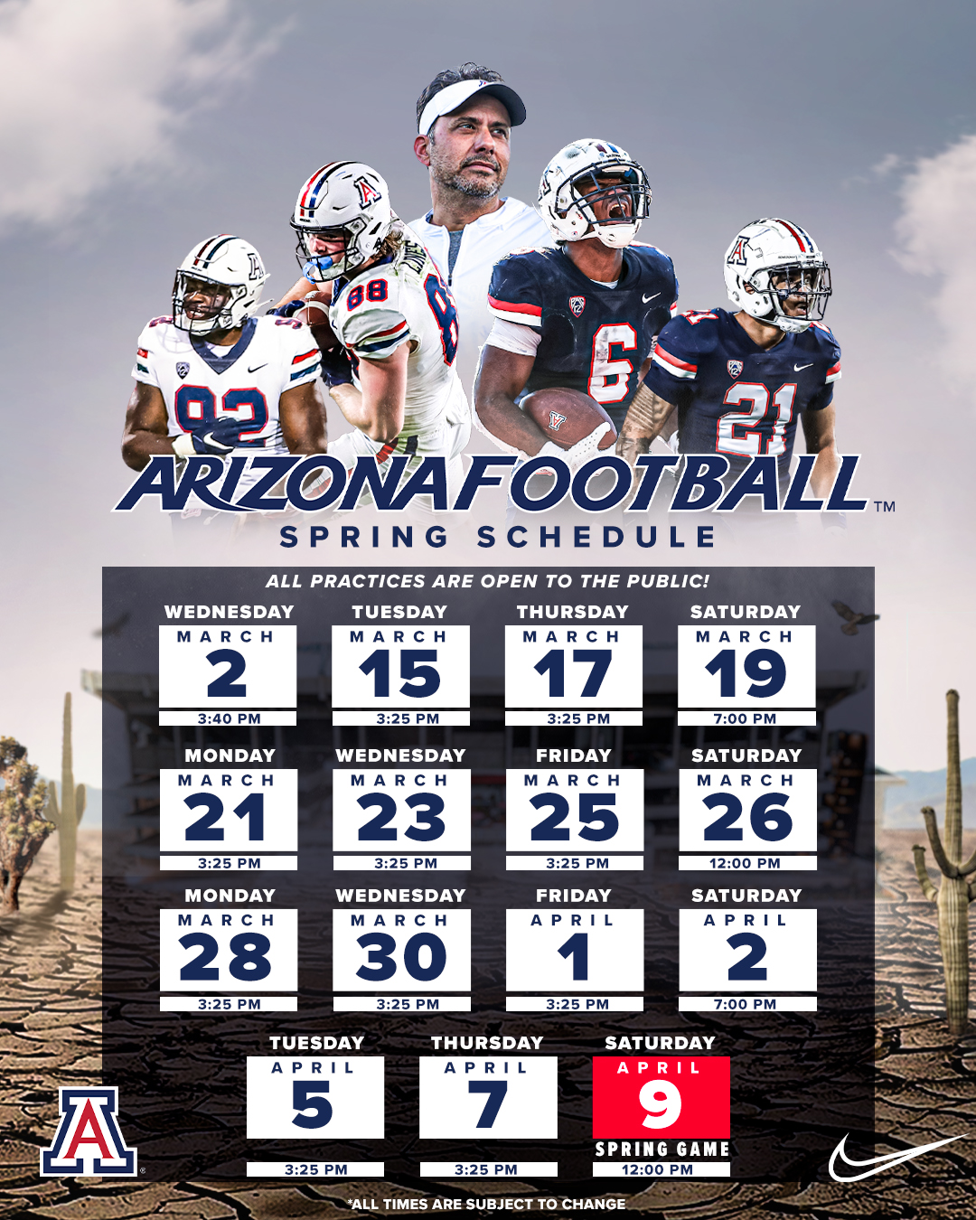2022 Arizona Football Schedule Arizona Football (@Arizonafball) / Twitter