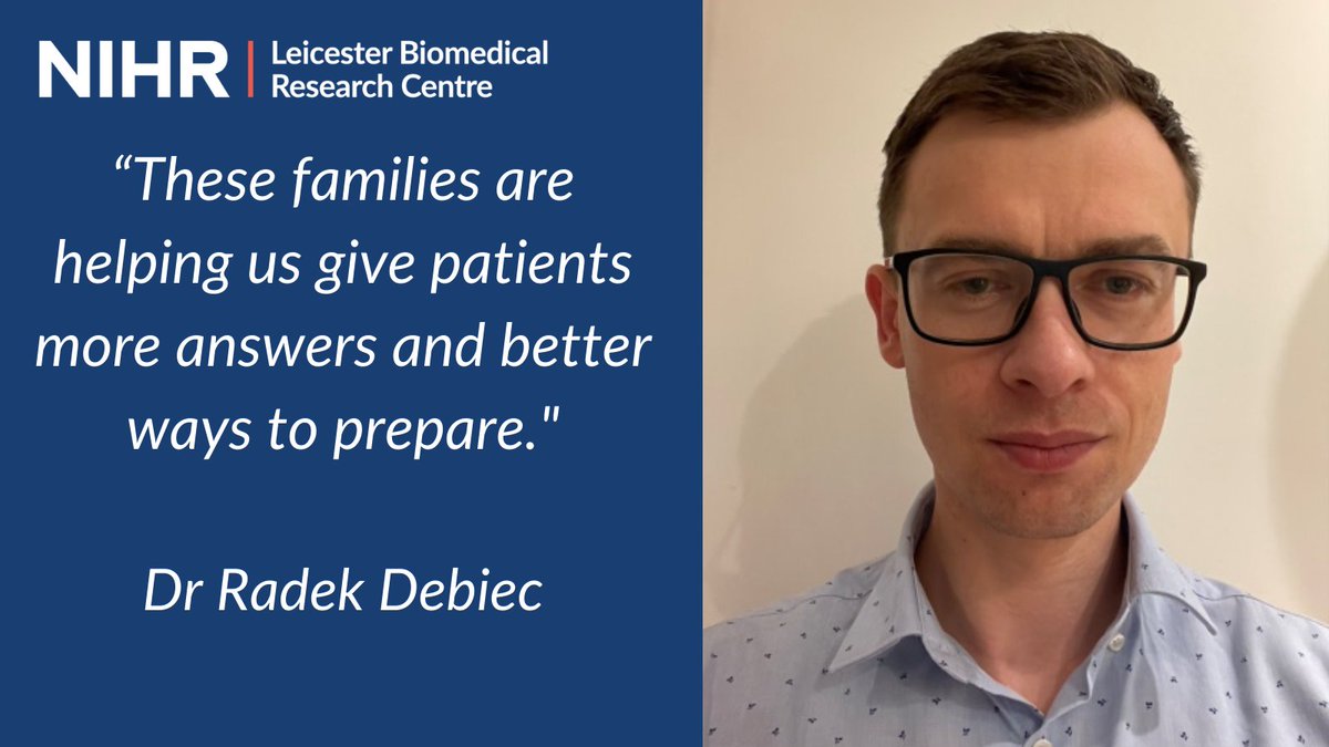 How are extended families helping researchers learn more about a dangerous and common congenital heart condition? Dr Radek Debiec explains in a new blog: leicesterbrc.nihr.ac.uk/how-families-a… #HeartMonth