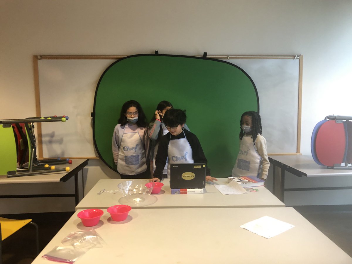 Students_rising's tweet photo. Today @GLebron2 Ss are demonstrating their knowledge of author’s purpose by creating a cooking show! #notestfriday #projectbasedassessment @WeVideo https://t.co/3UWNGYI9mX