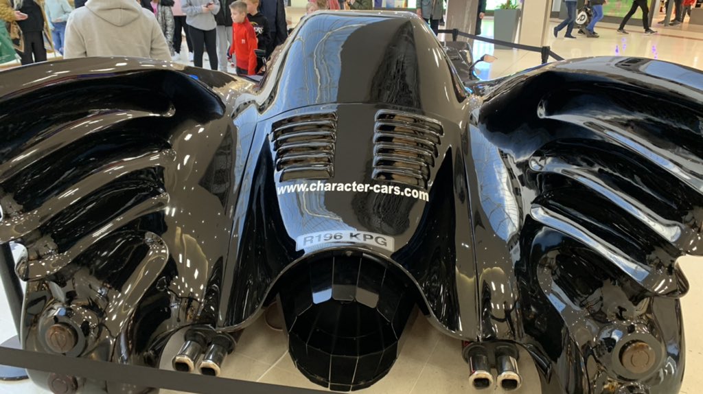 RupiLal's tweet photo. The #Batmobile @mymerryhill Finally, the #BrummieBat gets to show off his car (lol) #Batman https://t.co/QmCGa5H4tx