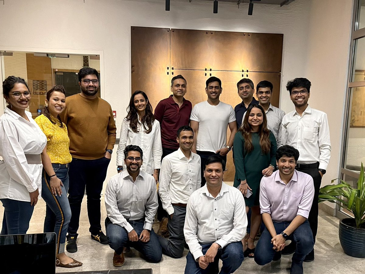 A91 Partners (@a91partners) on Twitter photo Look who dropped in for a Friday evening coffee at our office. Great leadership lessons from <a href="/msdhoni/">Mahendra Singh Dhoni</a>
..and demonstrated lessons in humility and grace.
He remembered his innings of 91* in the World Cup final. Look who dropped in for a Friday evening coffee at our office. Great leadership lessons from <a href="/msdhoni/">Mahendra Singh Dhoni</a>
..and demonstrated lessons in humility and grace.
He remembered his innings of 91* in the World Cup final.