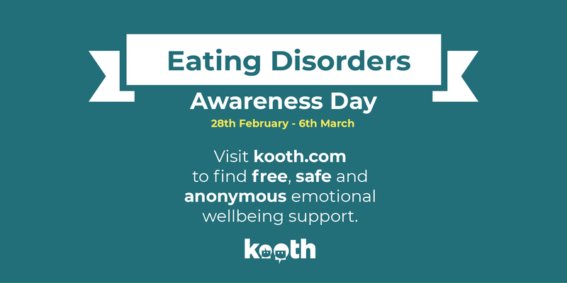 Eating disorders impact around 1.25 million people in the UK. 
If you or someone you know has been impacted by an eating disorder, support is available at Kooth or <a href="/beatED/">Beat</a>.