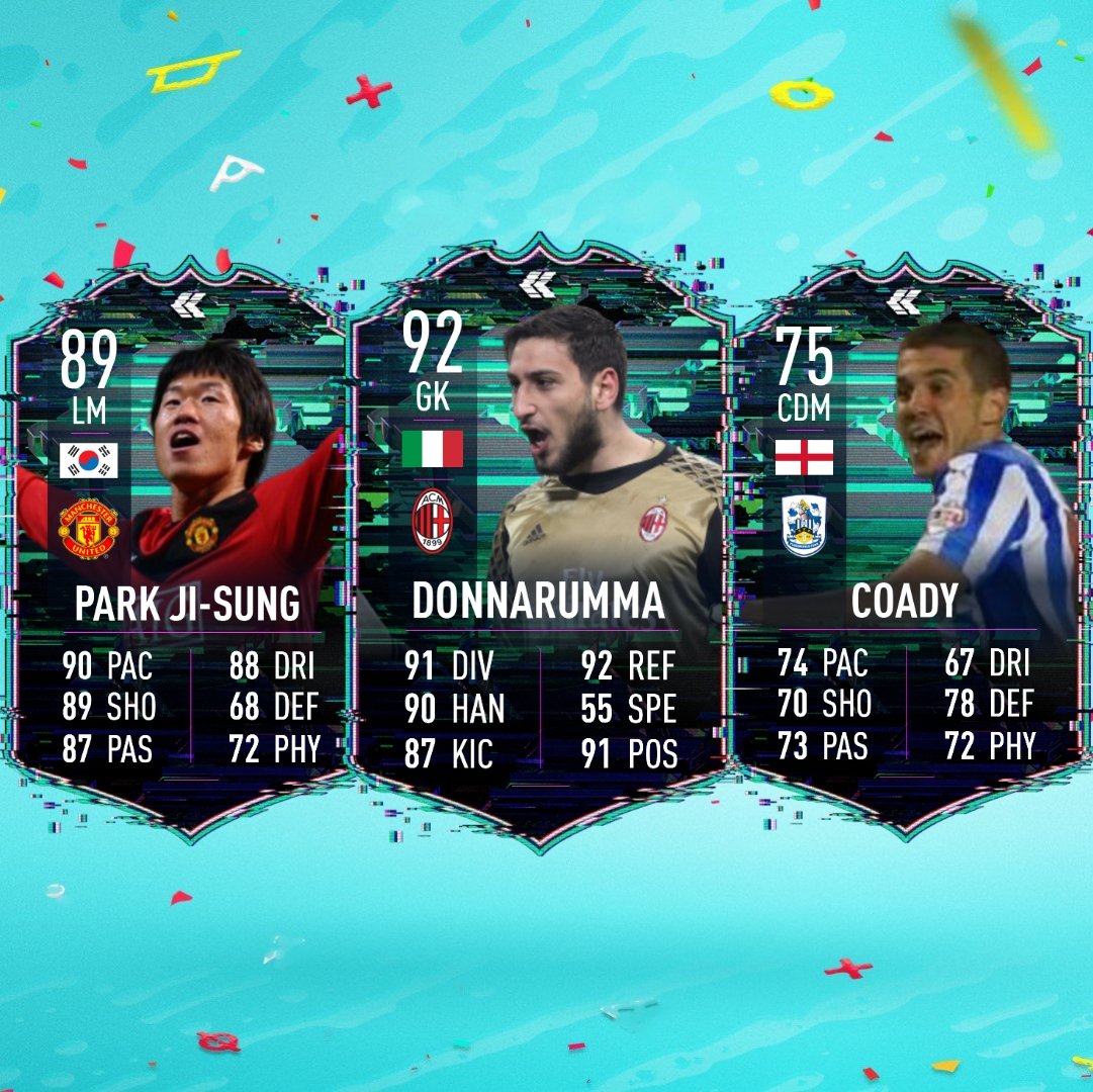 Happy birthday to Park Ji-Sung Gianluigi Donnaruma and Conor Coady 