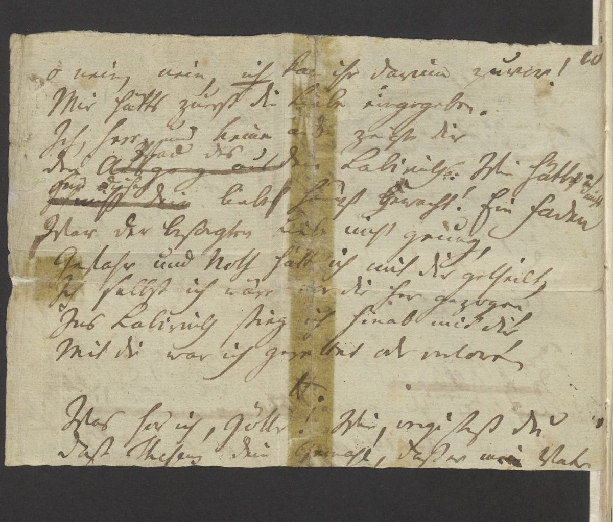 #Schiller übersetzte Jean Racines Werk „Phädra“, aufgeführt zum Geburtstag der Herzogin Luise v. Sachsen-Weimar u. Eisenach, 30.1.1805. Aktuell in der #Ausstellung im #GSAWeimar: handschriftliches Fragment, eingebunden in die französische Übersetzung von Schillers „Wallenstein“.