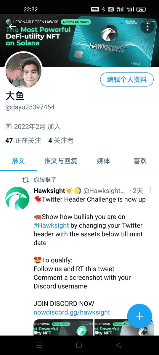 dayu25397454's tweet photo. @HawksightCo 幸运7  Cheddar verse
Bullish on HawkSight for their Defi-utility 🚀 https://t.co/G44tJI0zXa