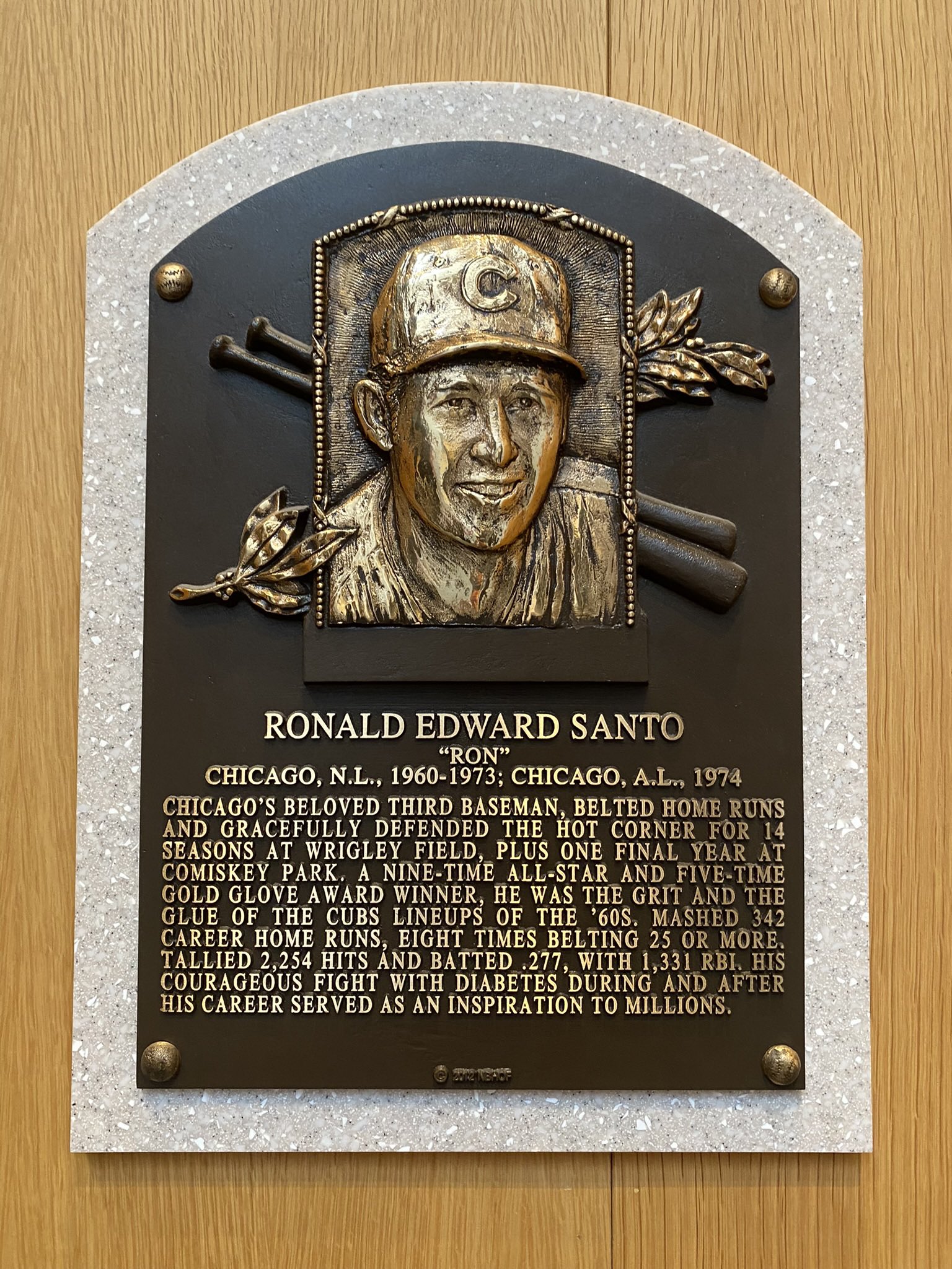 Happy birthday Ron Santo!  