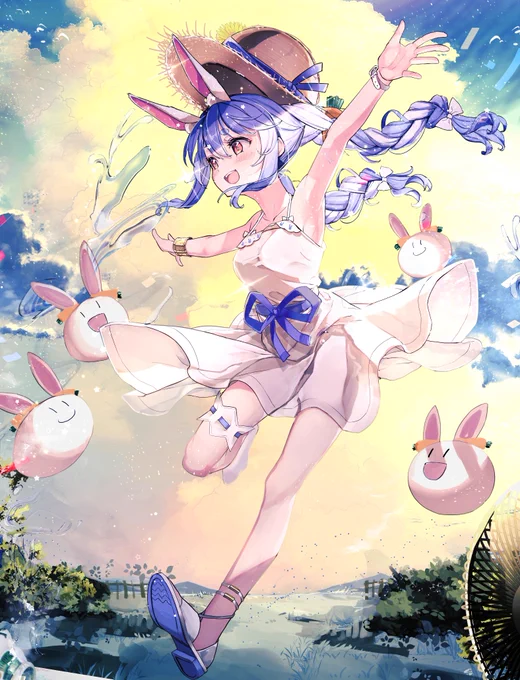 この前の絵のぺこちゃんクローズアップ版 