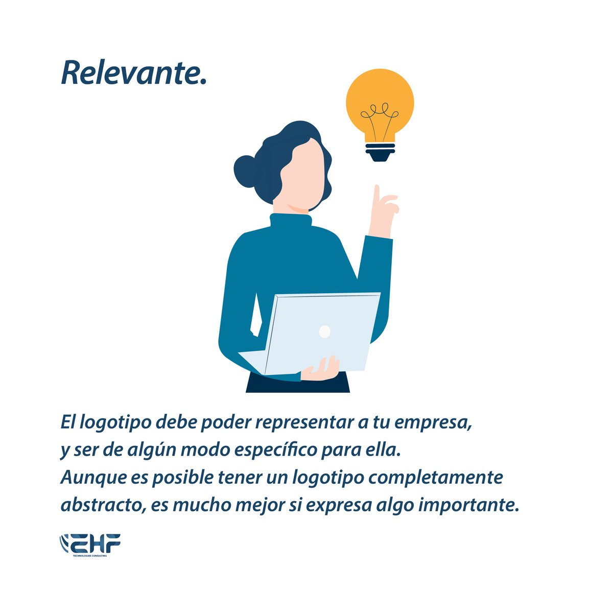 ehftech's tweet photo. Un logo es lo primero que vemos de un negocio, así que, lo diseñe quien lo diseñe, lo mejor es intentar que de un solo vistazo consiga atraer a quienes lo vean.
.
#EHF #EHFTECH #Branding #Logos https://t.co/jKnO0KwJpp