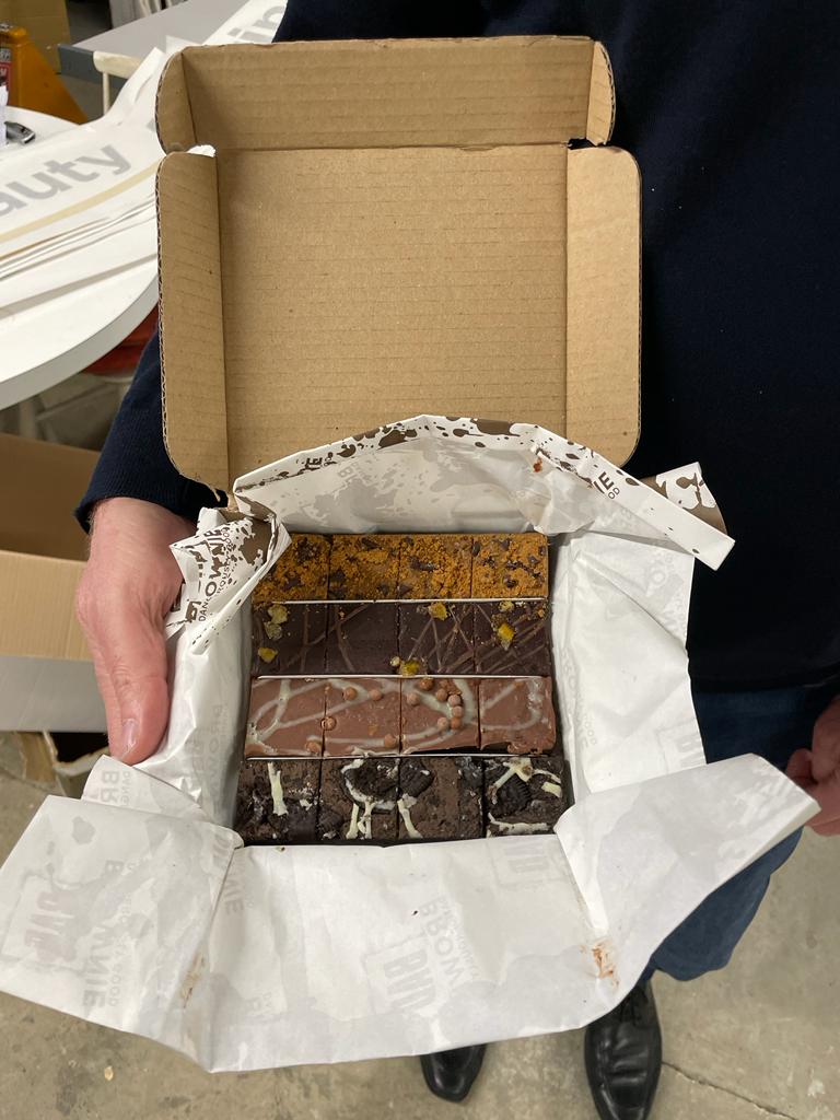 It's always nice to receive a thank you box on a Friday!