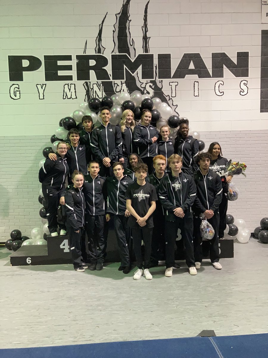 Congratulations to Permian Gymnastics for placing 1st (boys) and 2nd (girls) at home in their MOJO gym! GO MOJO!