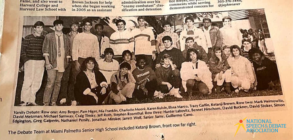 History is being made today - Ketanji Brown Jackson, an NSDA speech and debate alum and national finalist, is the first Black woman to be nominated to sit on the Supreme Court! Congratulations, Your Honor! We are proud to support you from where you were to where you are going!