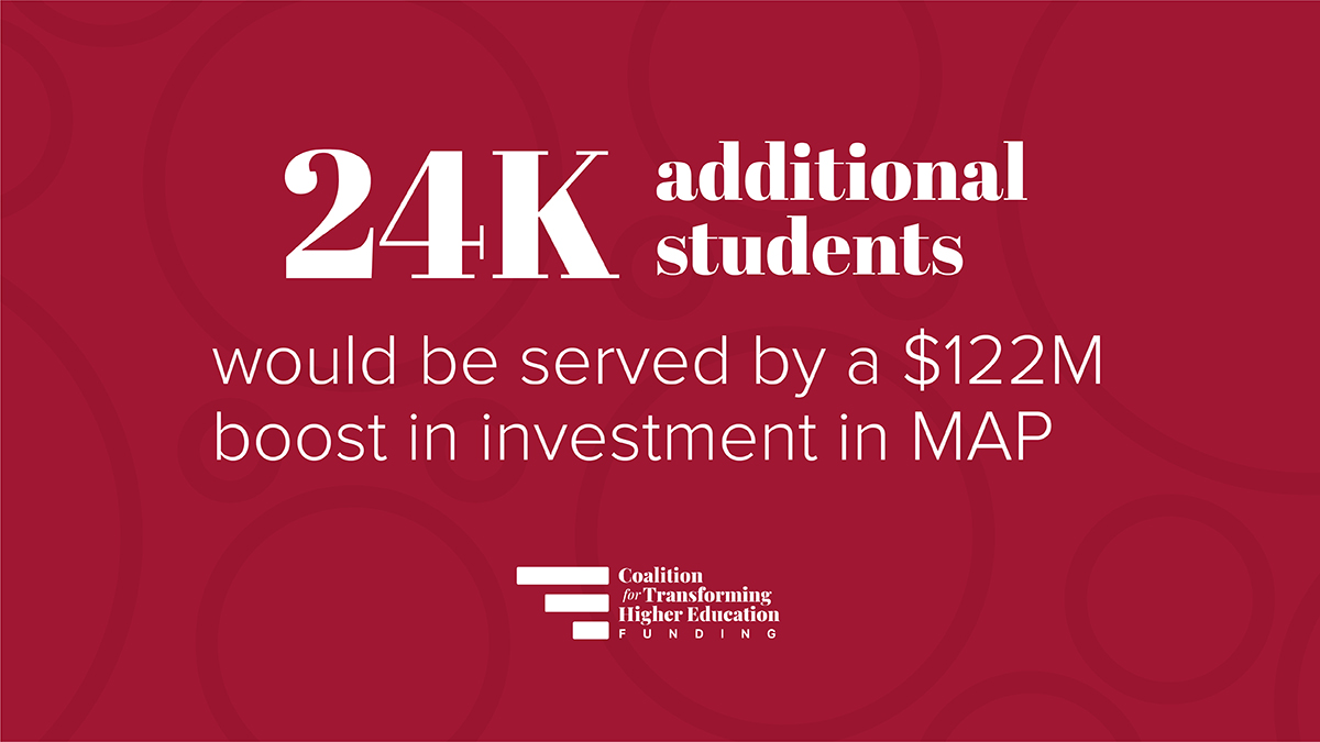 sjd6797's tweet photo. An additional $122M in MAP will expand support to 24,000 more students. Prioritize increasing MAP by $122M in FY23 @RepFord8 @repsmith34 @jeffkeicher #MAPMatters #TransformILHigherEd https://t.co/DAU2Jy0Bt1