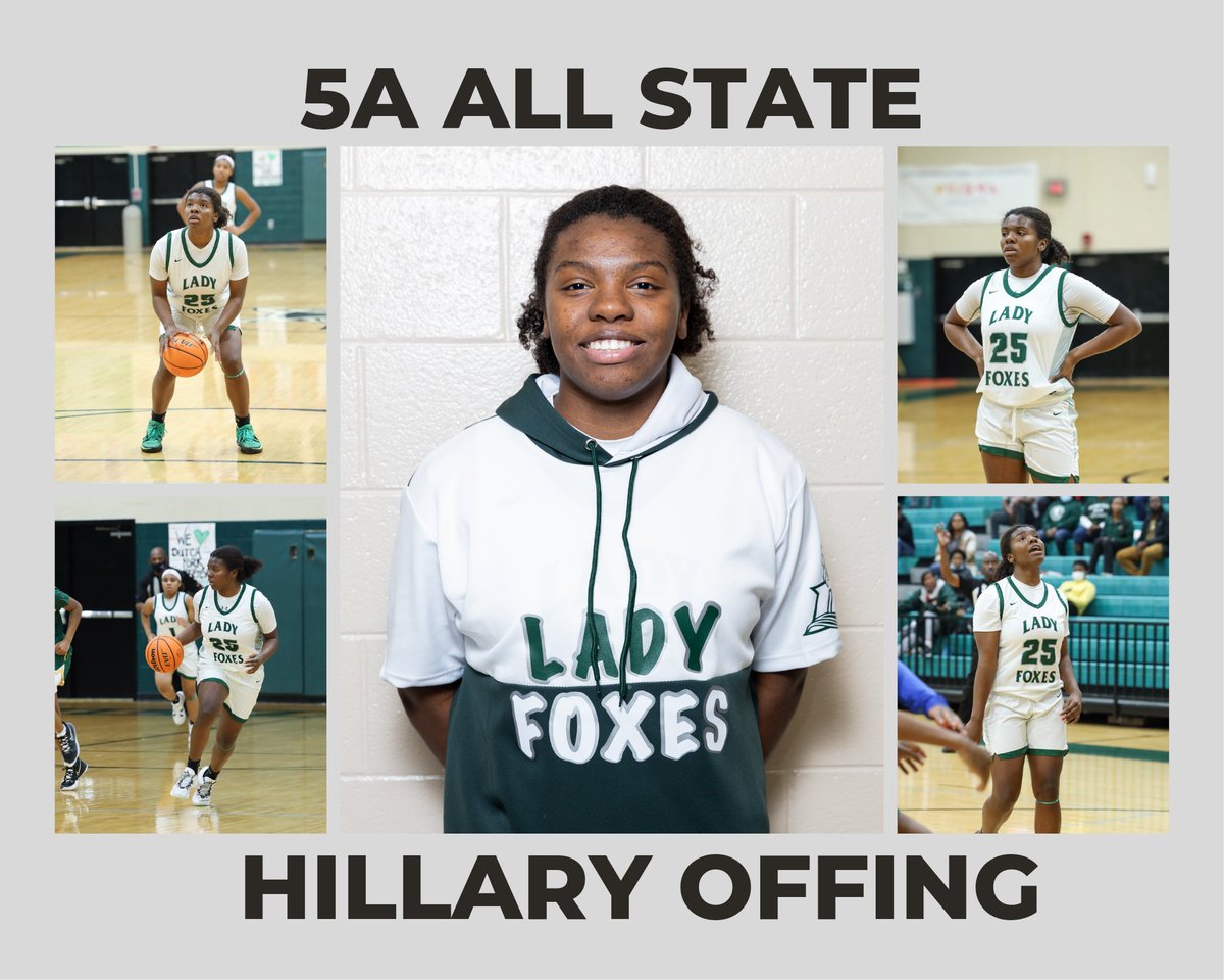 Congratulations Hillary for making the 5A All State team! 👏🔥💪